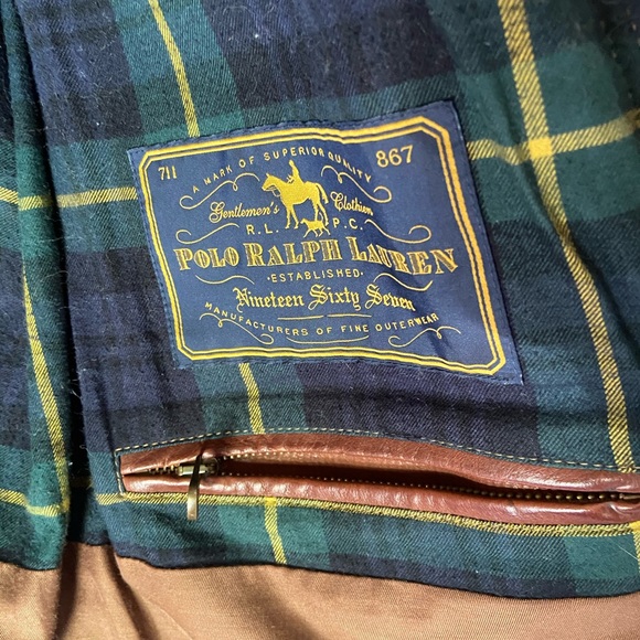 Men’s Ralph Lauren Southbury Leather Biker Jacket - Picture 4 of 16